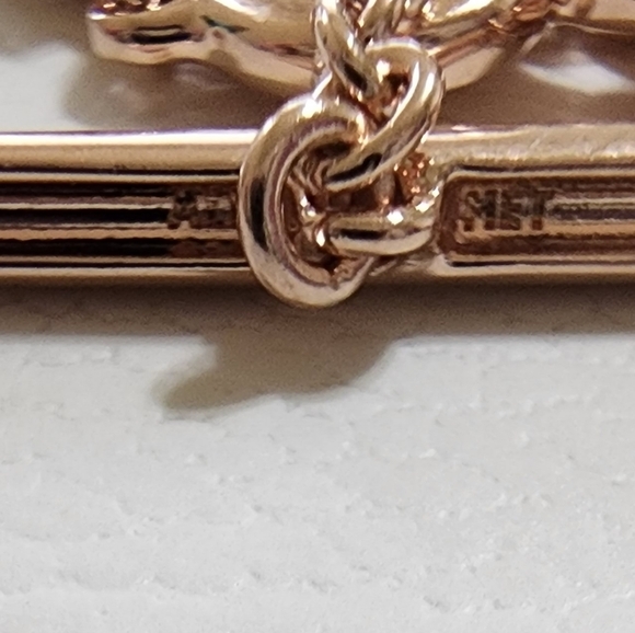 Pandora Moments Heart T-Bar Snake Chain Bracelet rose gold-plated 7.1 IN - Picture 5 of 8